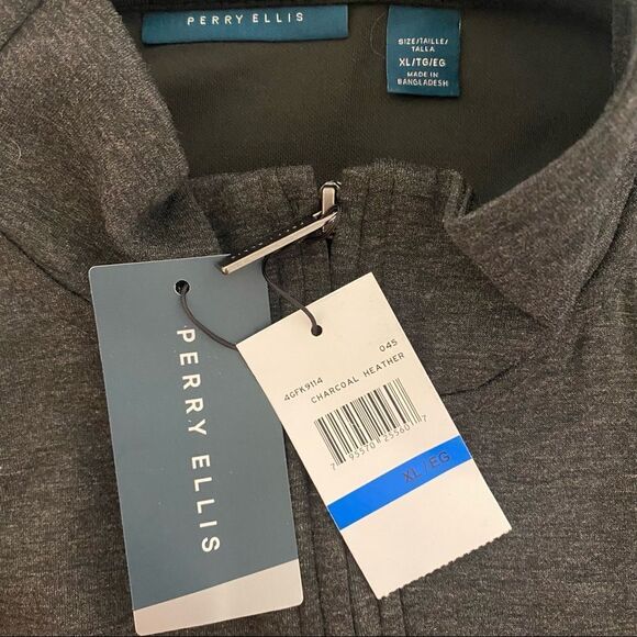 PERRY ELLIS Gray Sweater Jacket - Picture 9 of 12